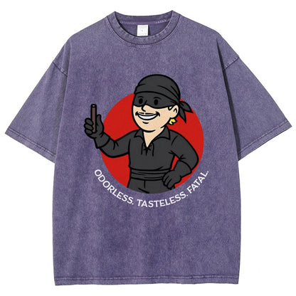 Odorless Tasteless Fatal Vintage Distressed T-shirt