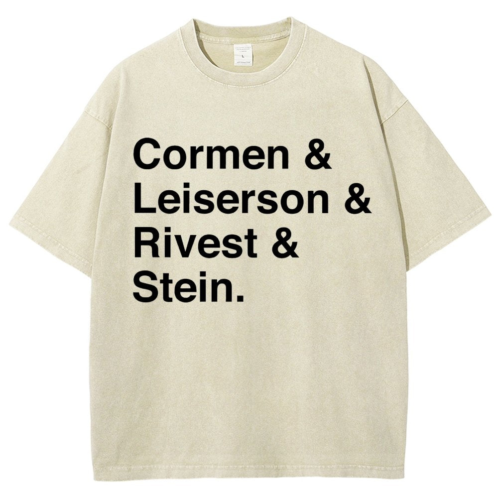 CLRS Algorithms Vintage Distressed T-shirt