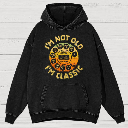 The Classic Communicator Vintage Distressed Hoodie