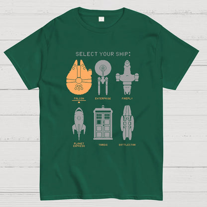 Choose Your Ship Geeky T-Shirt