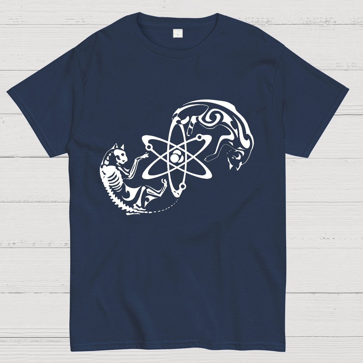 Science Cat Geek Geeky T-Shirt
