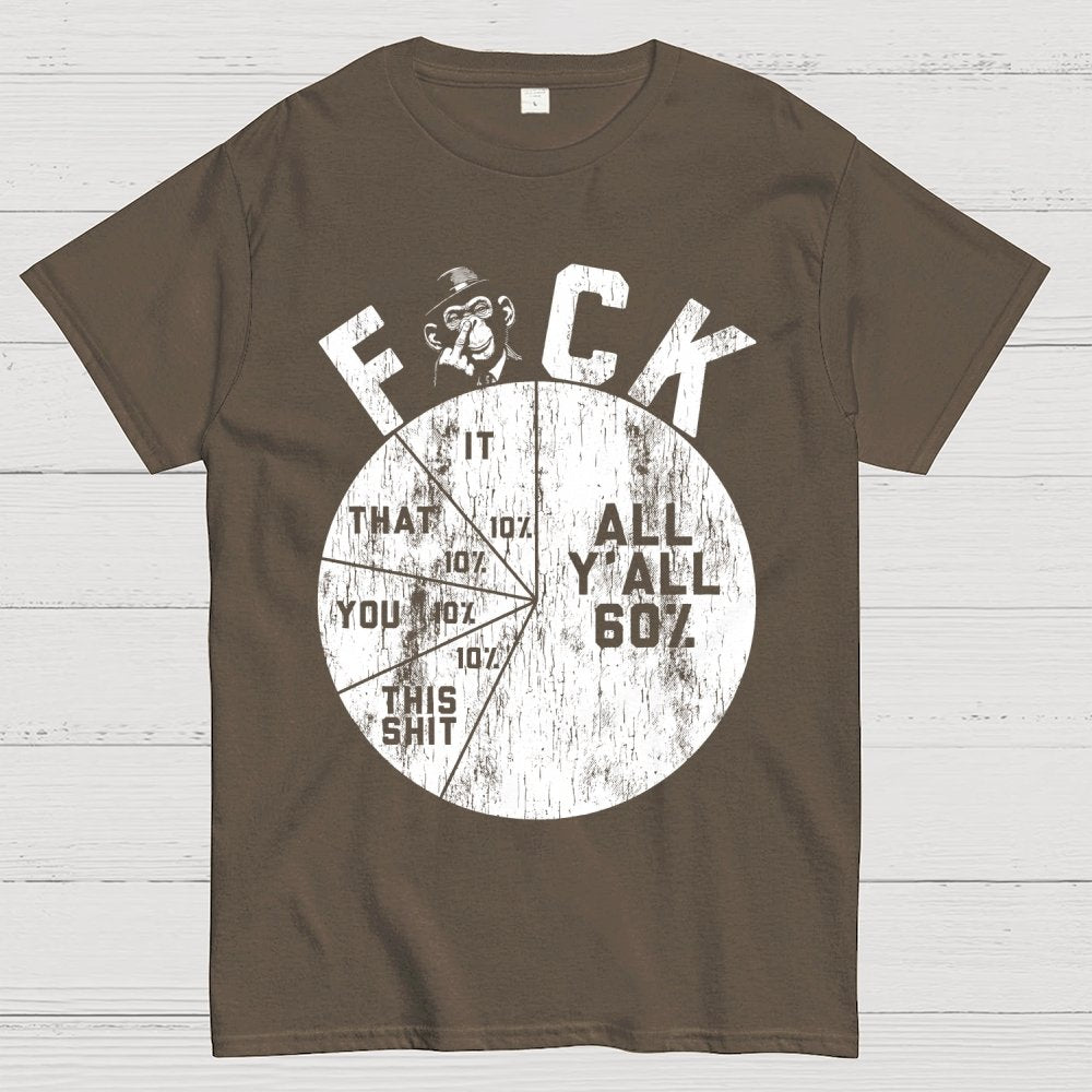 Sentiment Quantification Failure Pie Chart Geek T-Shirt