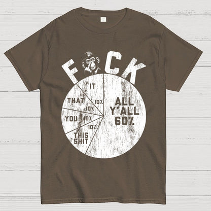 Sentiment Quantification Failure Pie Chart Geek T-Shirt