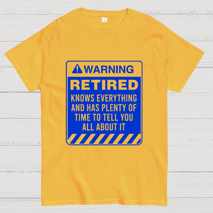 Retired Warning Geek T-Shirt
