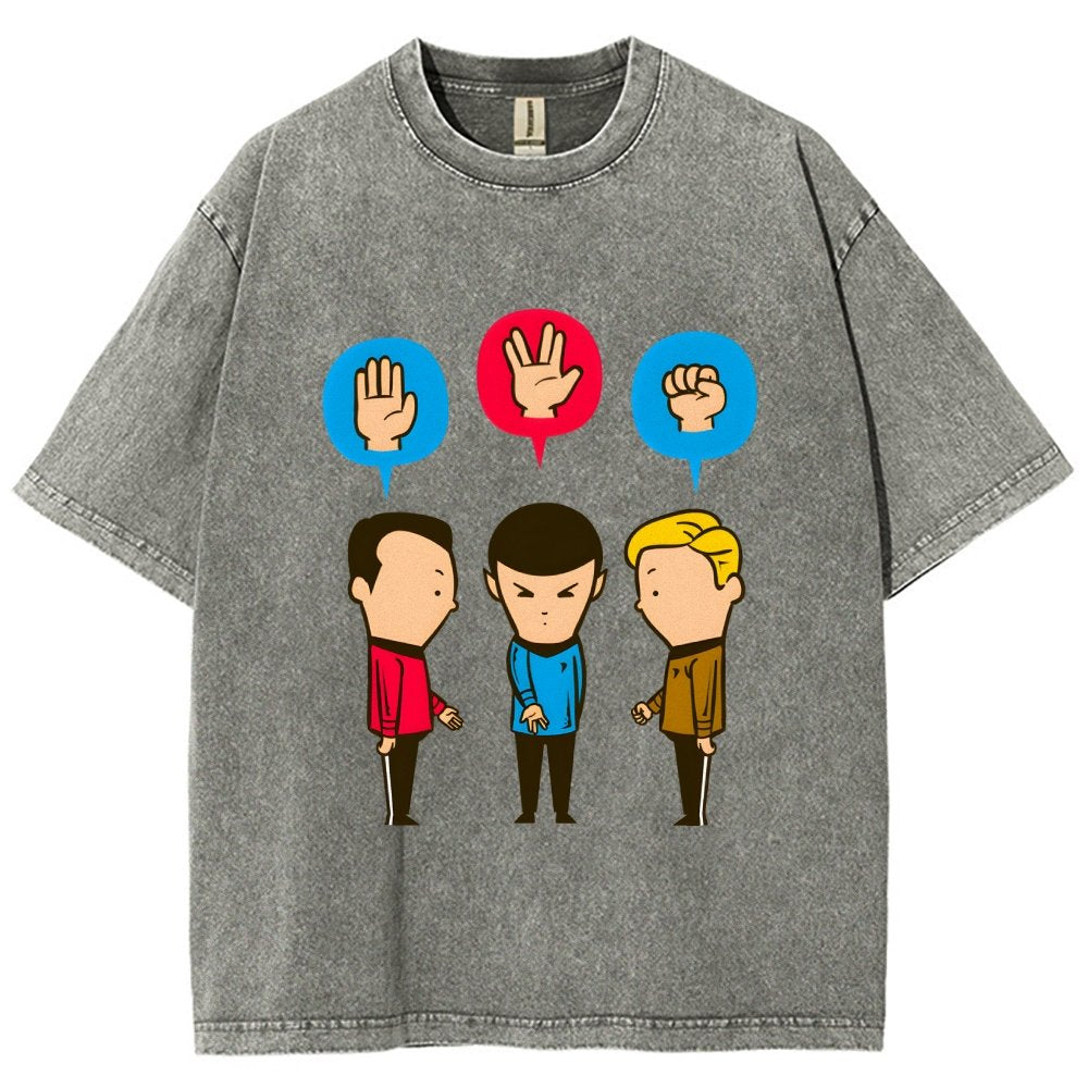 Paper – Scissors – Rock Vintage Distressed T-shirt