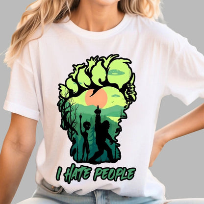 I Hate People Unisex Geek T-Shirt