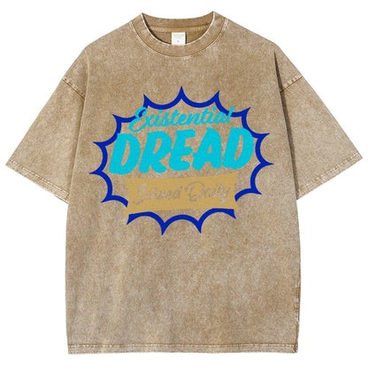 Existential Dread Vintage Distressed T-shirt