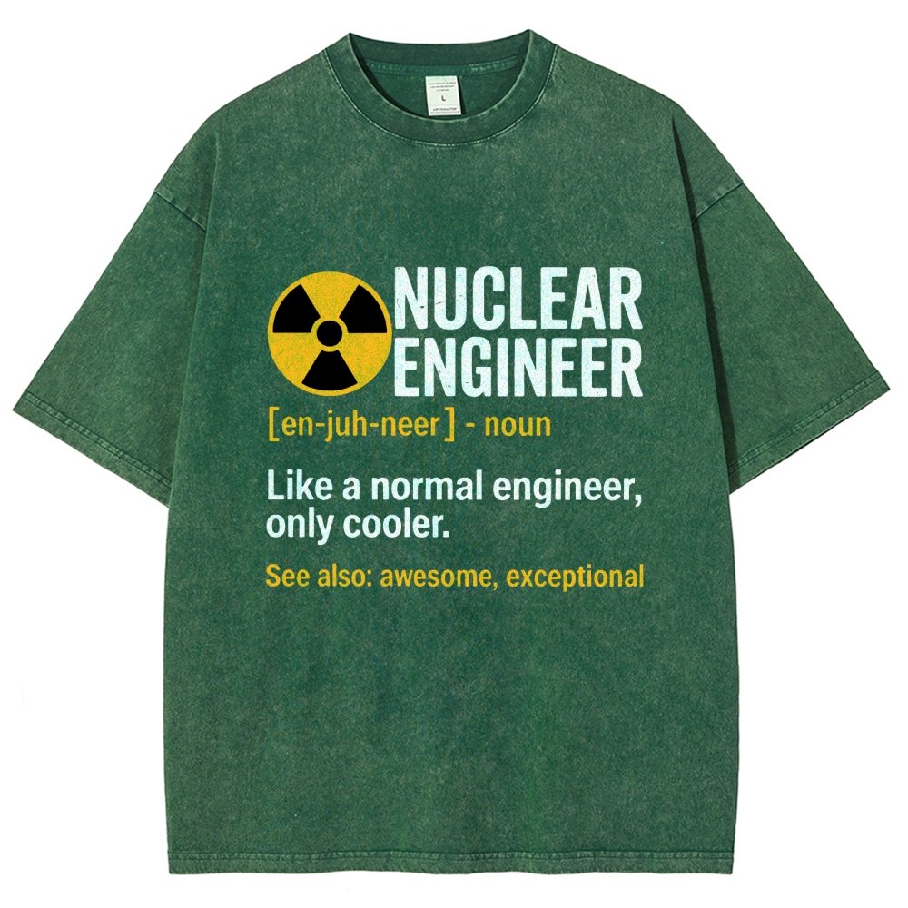 Nuclear Engineering Radioactive Chernobyl Vintage Distressed T-shirt