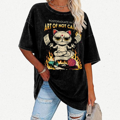 Art of Letting Go Vintage Distressed T-shirt