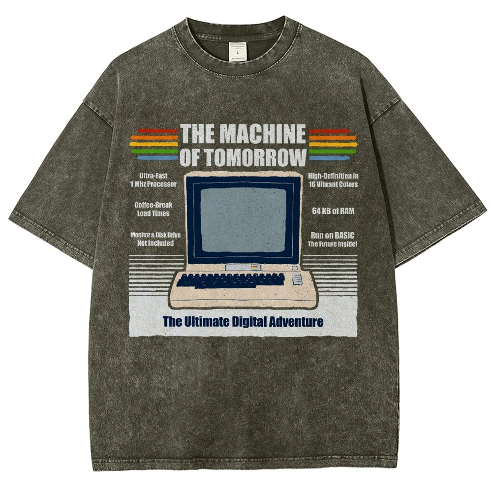The Machine of Tomorrow Vintage Distressed T-shirt