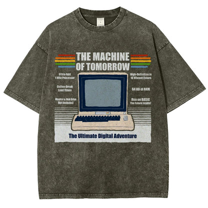 The Machine of Tomorrow Vintage Distressed T-shirt