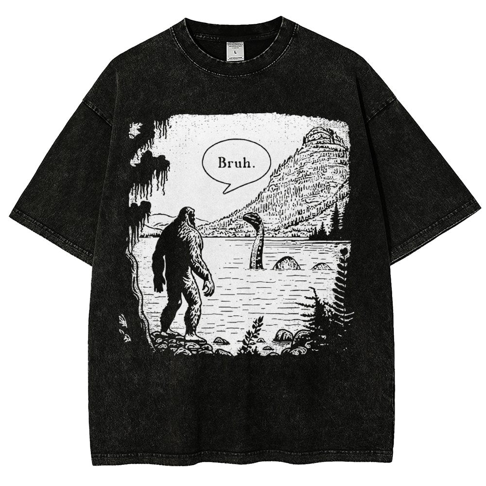 Bruh Vintage Distressed T-shirt