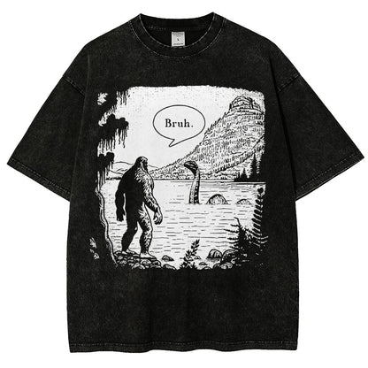 Bruh Vintage Distressed T-shirt