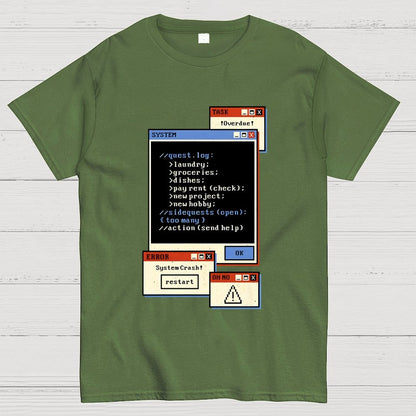 Quest Log Full Geek T-Shirt