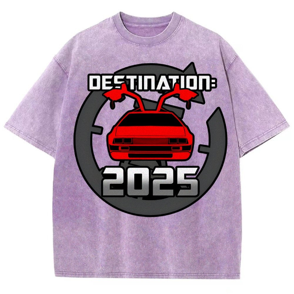 Cool 80's Sci-fi Inspired New Year Slogan Vintage Distressed T-shirt