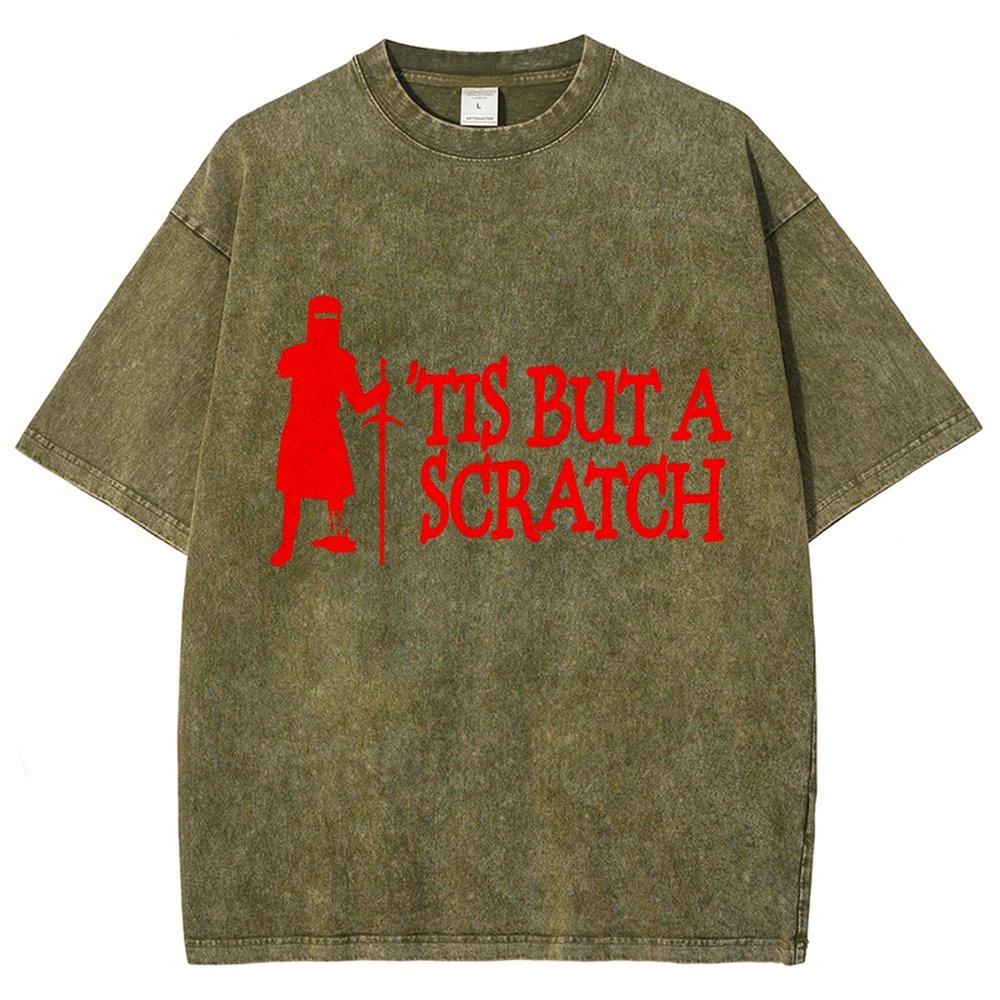 TIS BUT A SCRATCH Vintage Distressed T-shirt