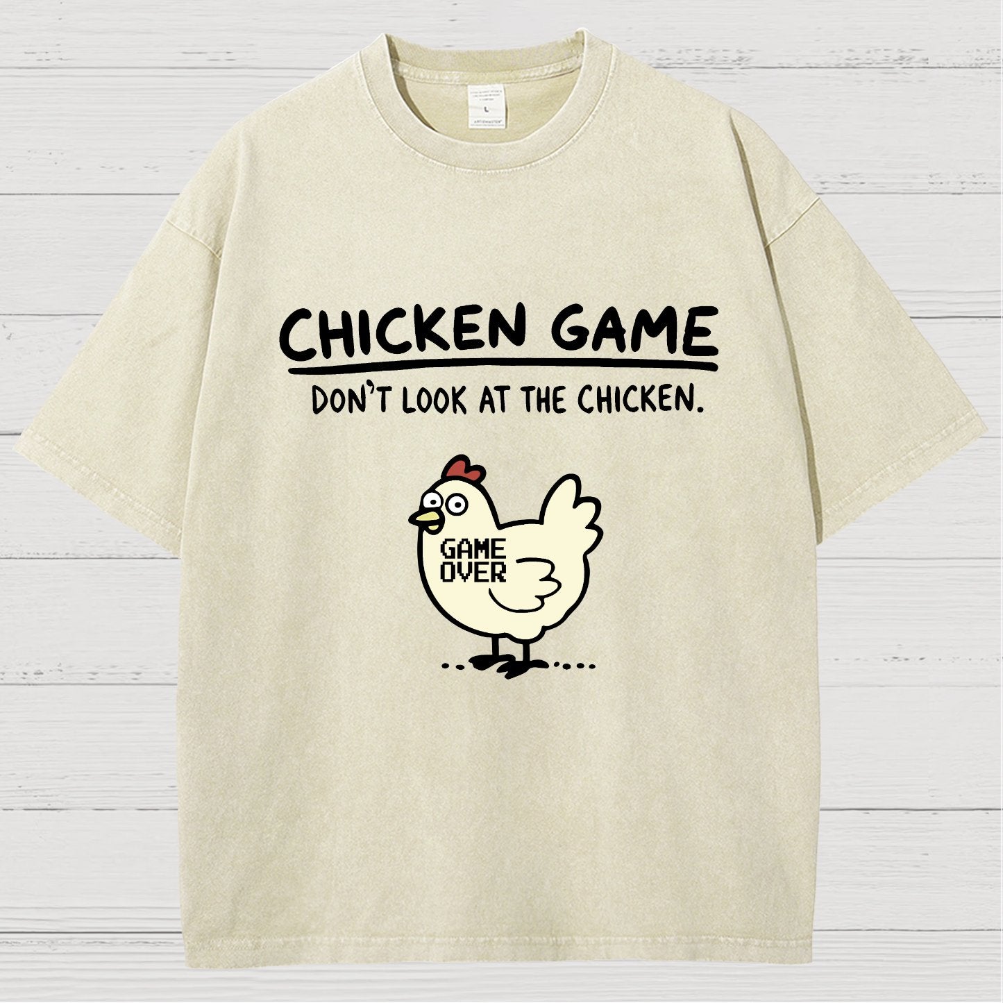 Chicken Game Vintage Distressed T-shirt