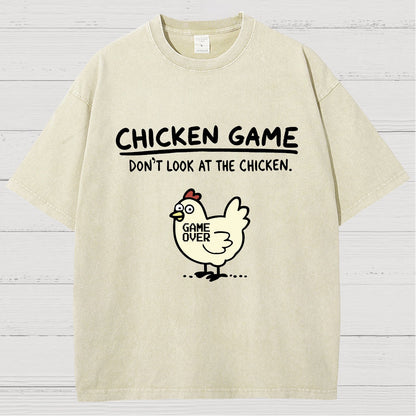 Chicken Game Vintage Distressed T-shirt
