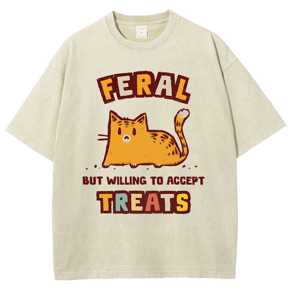Slightly Feral Vintage Distressed T-shirt