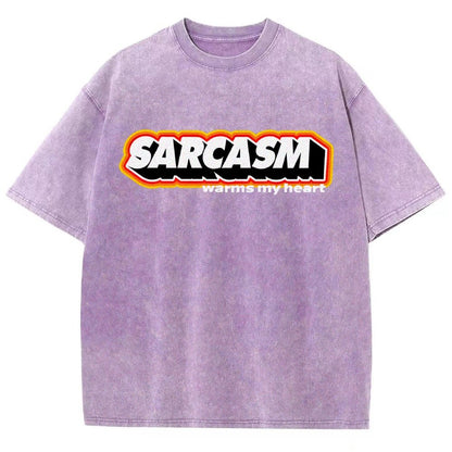 Sarcasm Warms My Heart Vintage Distressed T-shirt