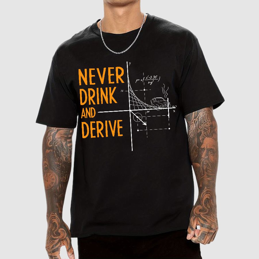 Never Drink and Derive Geek T-Shirt