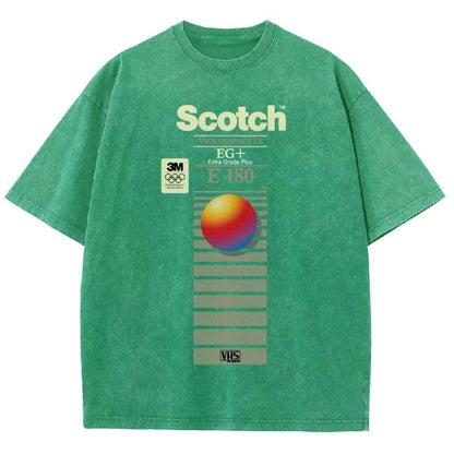 VHS Scotch E180 Vintage Distressed T-shirt