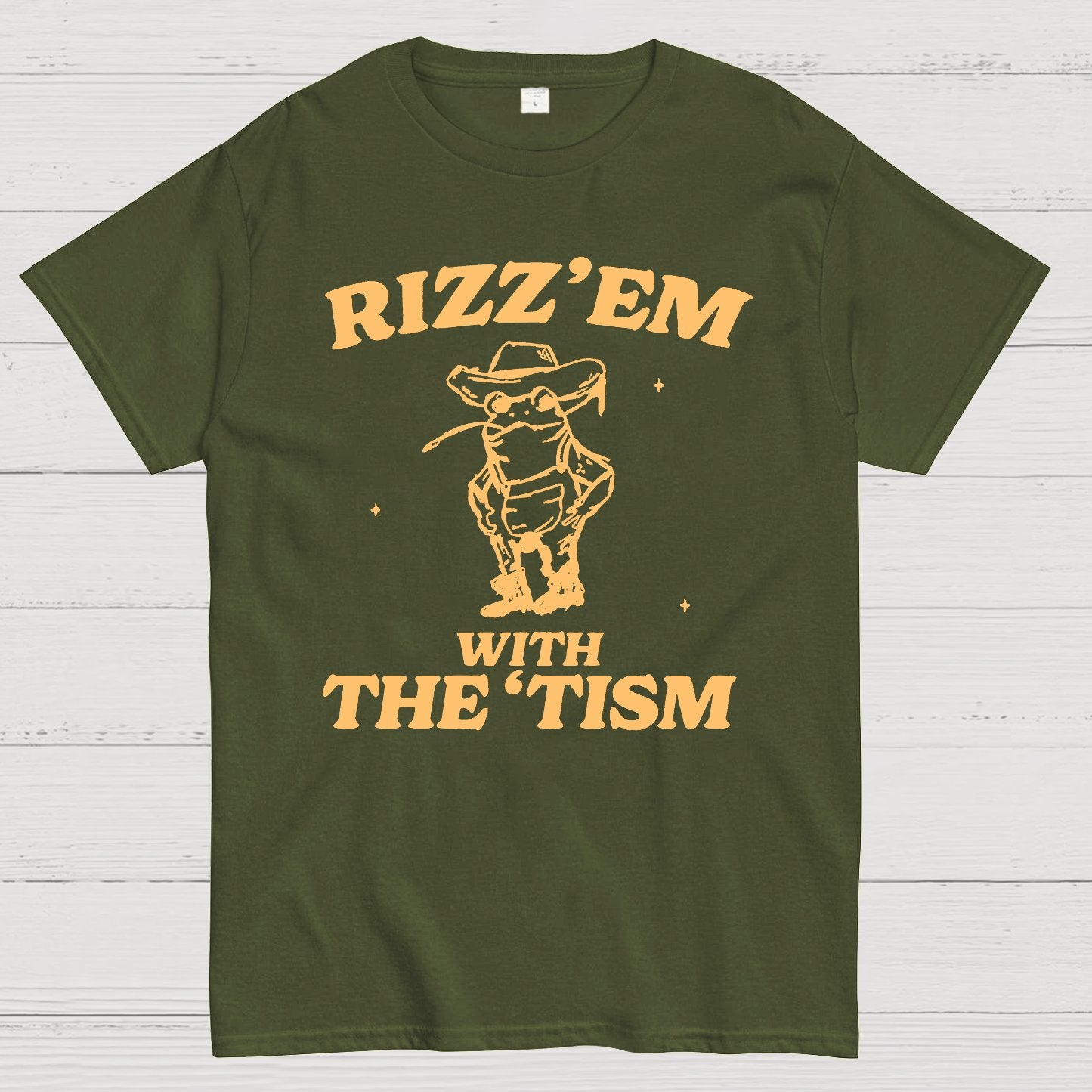 Rizz Em With The Tism Geek T-Shirt