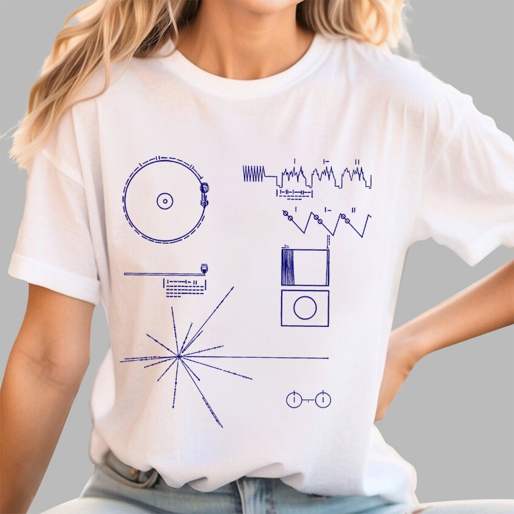 The Voyager Golden Record Geek T-Shirt