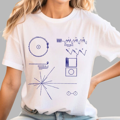 The Voyager Golden Record Geek T-Shirt