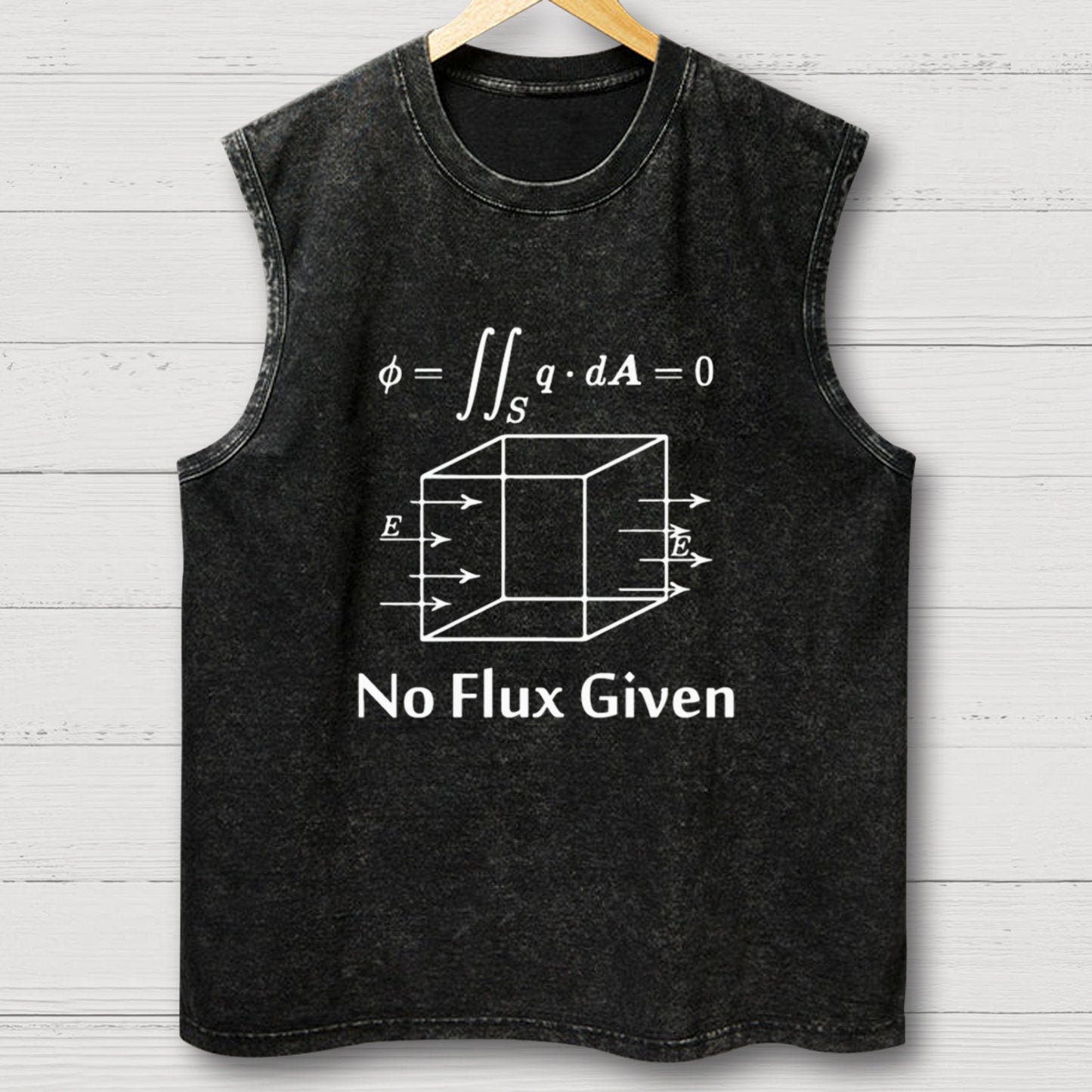 Funny Science Math Physicis Nerdy Vintage Distressed Washed Tank