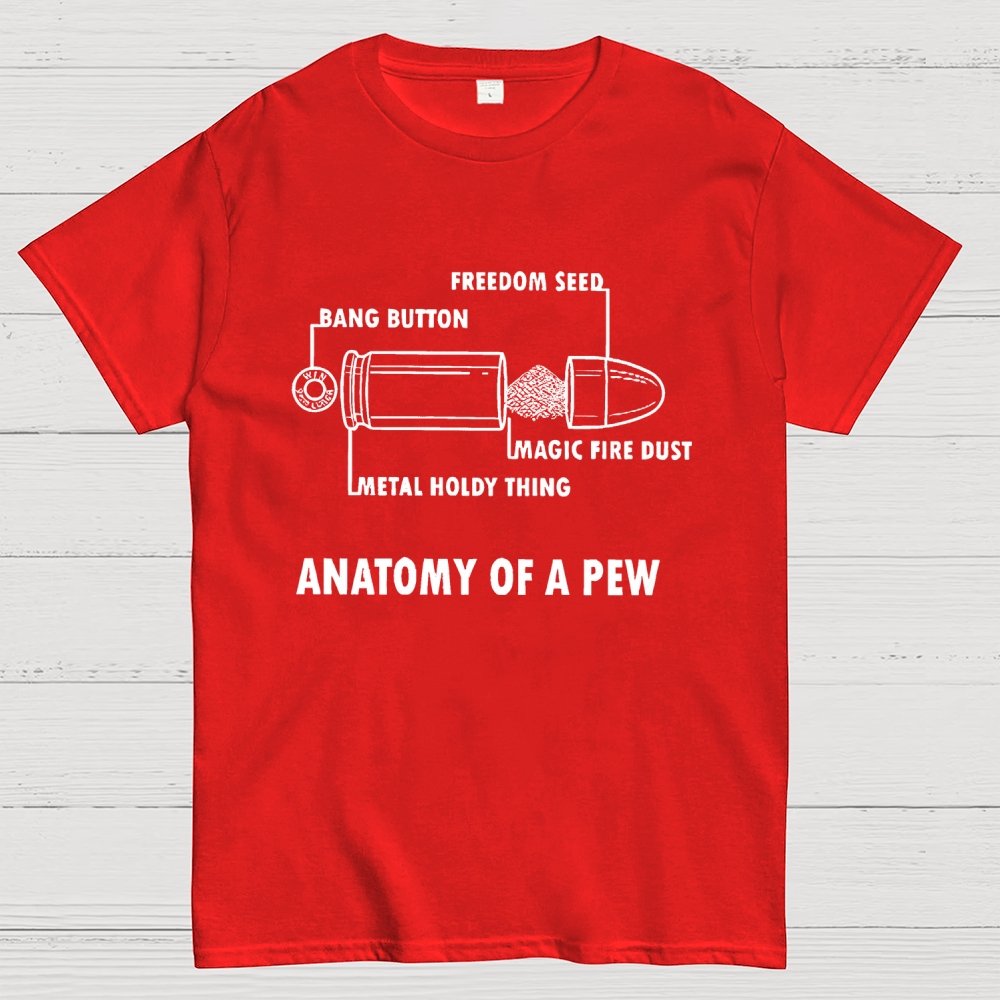 Anatomy Of A Pew Geek T-Shirt