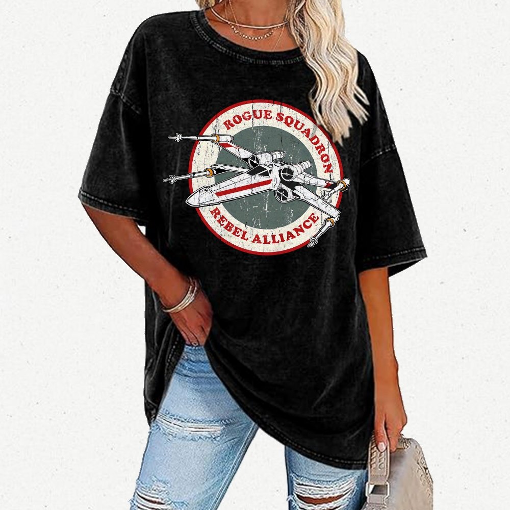 Vintage Rebel Squadron Vintage Distressed T-shirt