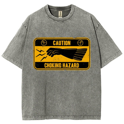 Choke Hazard Vintage Distressed T-shirt