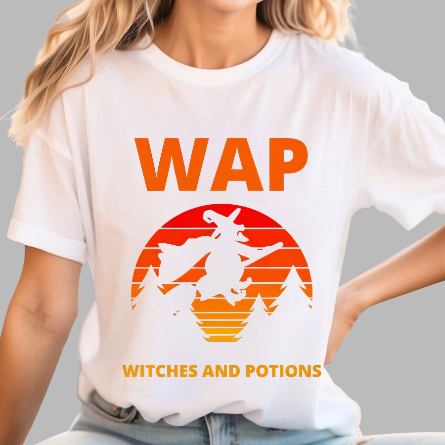 Wap Witches And Potions Halloween Geek T-Shirt