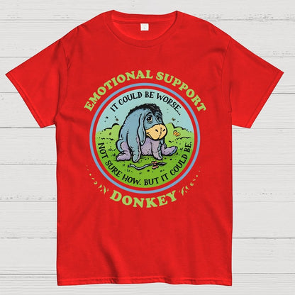 Emotional Support Donkey Geek T-Shirt