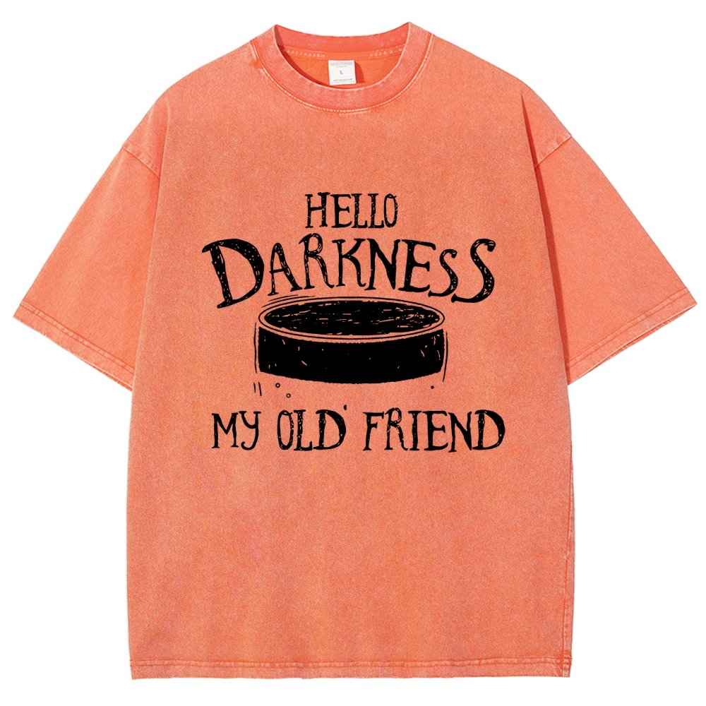 Hello Darkness Brew Vintage Distressed T-shirt