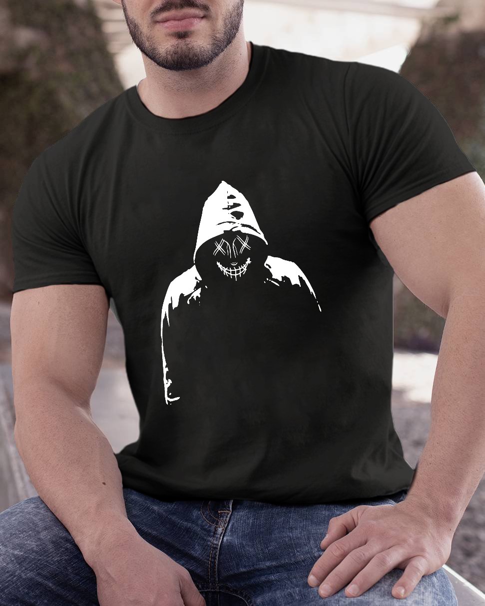 Hacker Silhouette Geeky T-Shirt
