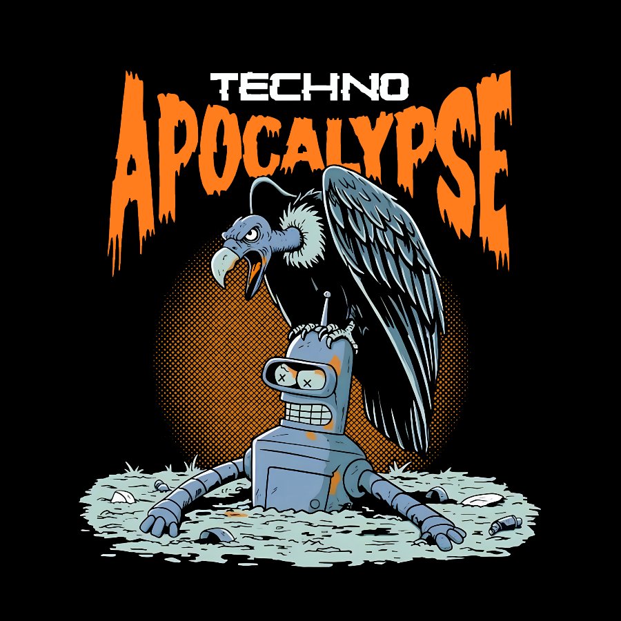 Techno Apocalypse Geek T-Shirt