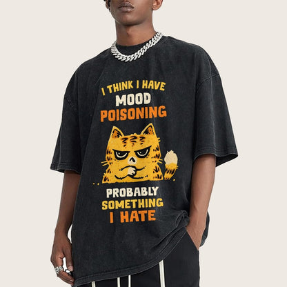 A Bad Case Of Mood Poisoning Vintage Distressed T-shirt