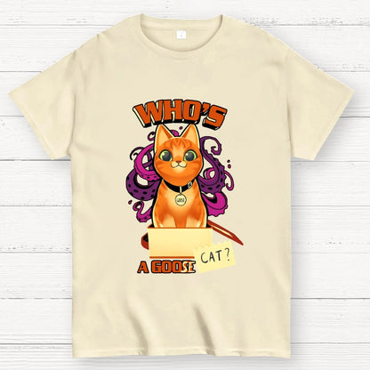 Who’s A Goose Cat Geek T-Shirt