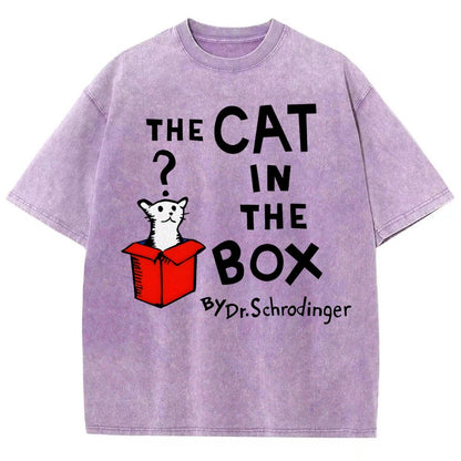 The Cat in the Box Vintage Distressed T-shirt