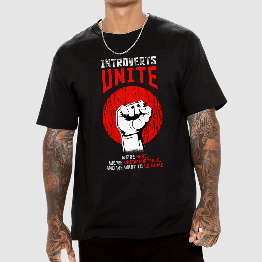 Introverts Unite! Geek T-Shirt