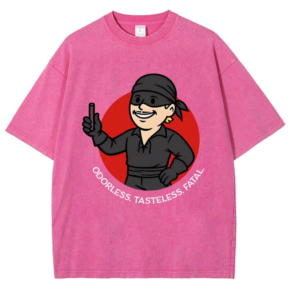 Odorless Tasteless Fatal Vintage Distressed T-shirt
