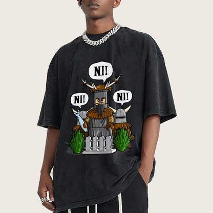 The Knights Of Adventure Vintage Distressed T-shirt