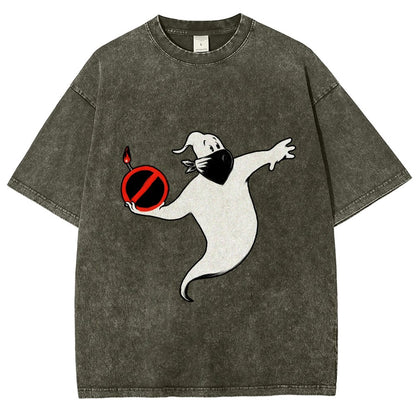 Spooksy Vintage Distressed T-shirt