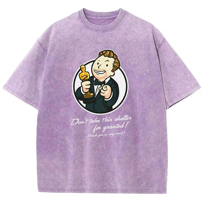 Black Cat Under The Sakura Vintage Distressed T-shirt