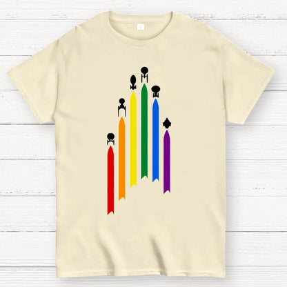 Light-speed spaceship Geek T-Shirt