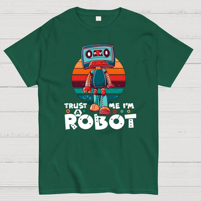Trust Me I'm A Robot Funny Robotic Sci Fi Vintage Geek T-Shirt