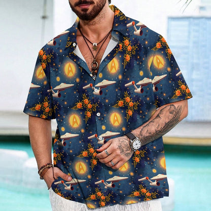 Flower Space Explorer Art Geek Hawaiian Shirt