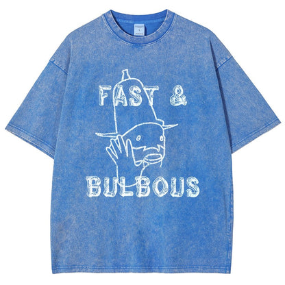 Fast & Bulbous Vintage Distressed T-shirt